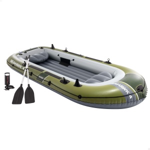 Barca gonflabila INTEX Seahawk 4 pentru 4 persoane, 480 kg, cu accesorii