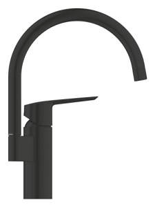 Baterie de bucatarie GROHE Start 304692430 Negru mat Rotire 150deg Montare rapida - Img 3