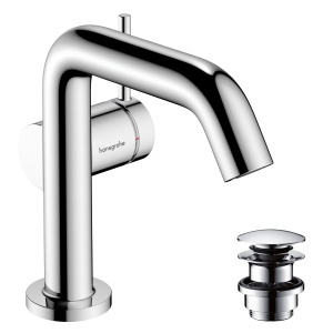 Baterie de chiuveta hansgrohe Tecturis S Fine, crom, EcoSmart, 110mm