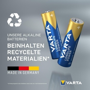 Baterii AA VARTA Longlife Power, 12 bucati, Alkaline, 1.5V - Img 4