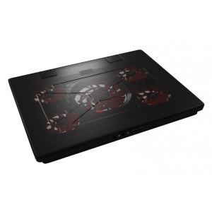 Baza de racire pentru laptopuri de gaming Mars Gaming MNBC2, 17.3 inch, 5 ventilatoare silentioase, LED rosu - Img 2