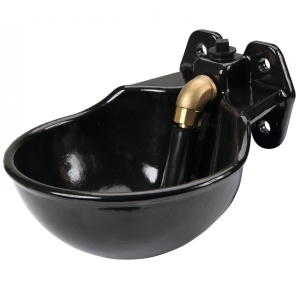 Bazin de apa Kerbl G51 emailiat, 1.7L, cu robinet din alama