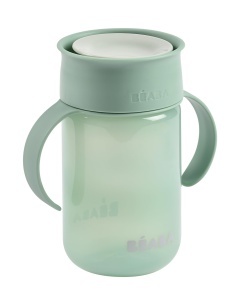 Beaba 360deg Lernbecher Tropfstopp Salbeigrun 340ml Manere Detasabile