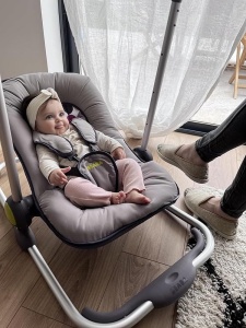 Beaba BabyWippe Up Down I Negru Reglabila 4 Inaltimi Ultra Confortabila - Img 4