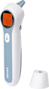 BEABA - Termometru clinic fara contact - Termometru cu infrarosu - Masurarea urechii si fruntii - Digital - Temperatura camerei - Mod bebelus, copil si adult - Ultrarapid - Multifunctional - Thermospeed - Img 4