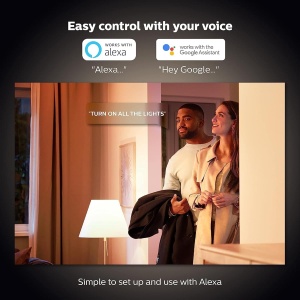 Bec inteligent Philips Hue, B22, 1100 Lumen, alb - Img 4