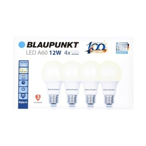 Bec LED Blaupunkt E27 A60, 12W, 2700K, 4 bucati, lumina calda - Img 2