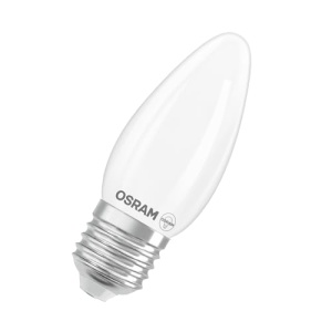 Bec LED dimabil Osram Retrofit Classic B, 3,4W, 470lm, 2700K, sticla mata, E27 - Img 2