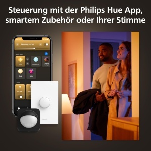 Bec LED inteligent Philips Hue White Color Ambiance Lightguide G95, dimmabil, 16 milioane culori - Img 5