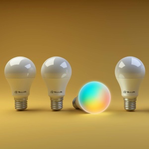 Bec LED Inteligent Tellur RGB WiFi, 10W (100W echivalent), 1000LM, Dimabil - Img 5