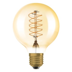 Bec LED OSRAM Vintage 1906, 7W, 600lm, dimabil, sticla aurie - Img 5