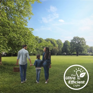 Bec LED Philips Classic ultra-eficient cu clasa de eficienta energetica A, inlocuieste 60W, baza E27, clara, lumina alba calda (2700K), reglabil, generatie veche - Img 6