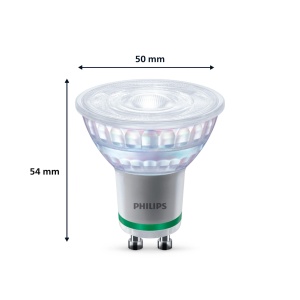 Bec LED Philips GU10 Classic 50W Lumina Neutra 3000K Ultraeficient EyeComfort - Img 3