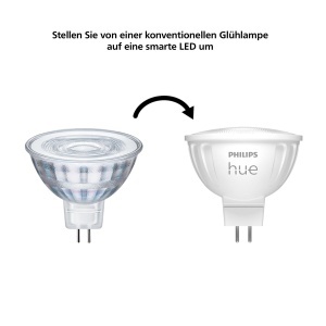 Bec LED Philips Hue White Ambiance MR16, lumina reglabila, compatibil sistem smart home - Img 8
