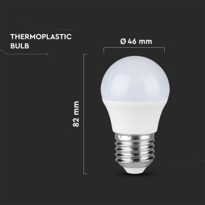 Bec LED V-TAC E27, 4.5W (echivalent 40W), 470 Lumen, 4000K - Img 4
