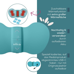 Beurer EM 55 Menstrual Relax+, Compresă menstruală cu funcție TENS și de căldură, pentru dureri menstruale și dureri cauzate de endometrioză - Img 4
