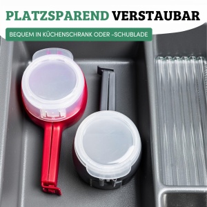 Beutelclips cu Ausgieer Westmark - Set 2 bucati, BPA-free, usor de utilizat - Img 12