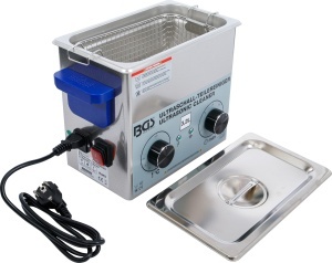 BGS 6879 | Curatator de piese cu ultrasunete | 3,2 l | Dispozitiv profesional de curatare cu ultrasunete cu incalzitor
