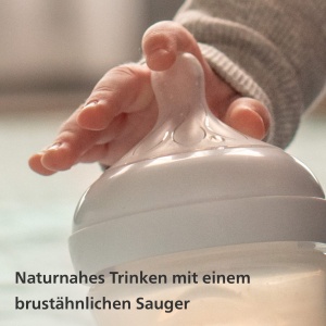 Biberon Philips Avent Natural Response - Biberon, 125 ml, pentru nou-nascuti de la 0 luni, fara BPA (Model SCY900/01) - Img 5