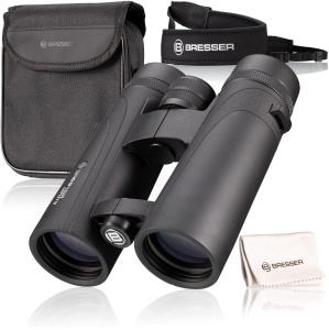 Binoclu Bresser Corvette 10x42, impermeabil, prisme BaK-4, cu geanta nylon