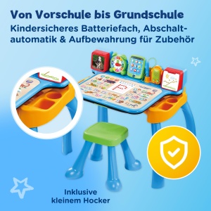 Birou interactiv VTech 6-in-1 cu husa si 5 carti de invatare - Img 5