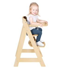 Blat de masa din lemn roba Essbrett pentru scaun Sit Up Flex, compatibil cu sistem de prindere, 43x41 cm - Img 3