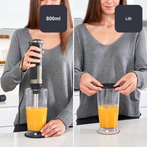 Blender BLACKDECKER BXHBA1500E 1500W, 20 viteze, inox - Img 8