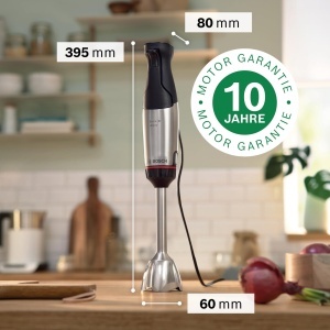Blender Bosch ErgoMaster MSM6M810, 1200W, 4 cutite din otel inoxidabil, cu vas de mixare - Img 2