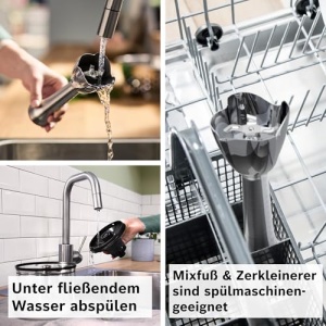 Blender Bosch ErgoMaster Serie 6 MSM6M652, 1000W, 4 lame inox, mixare intuitiva - Img 10