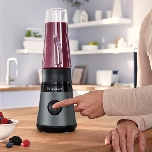 Blender Bosch VitaPower Seria 2 MMB2111S 450W 40000 RPM Sticla ToGo Lame Inox - Img 5