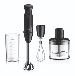 Blender Braun MultiQuick 5, 1000W, 21 viteze, Negru