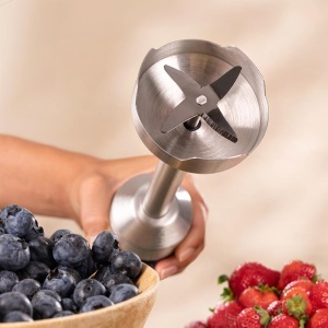 Blender Cecotec Power RetroBeige 1200W, cu tehnologie CrossBlades, accesorii incluse - Img 3