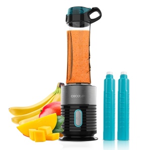 Blender Cecotec Power Titanium FreshGo, 650W, 2 x 600ml, 4 lame