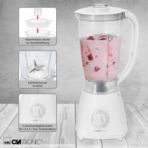 Blender Clatronic UM 3470, 1.5 Litri, 500 Watt, Alb - Img 2