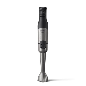Blender de mana Philips seria 5000 - putere 1200W. Tehnologia ProMix. Indicator LED de viteza. Reglare continua a vitezei. Design compact. Usor de curatat. Negru (HR2681/00)