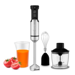Blender de mana Ufesa Galaxy Max, putere 1200 W, 24 niveluri de viteza + TURBO, 4 lame de inalta eficienta, design ergonomic si rezistent la stropire, accesorii incluse, fara BPA - Img 1