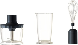 Blender Electrolux Create 5 E5HB1-6SS, 800 W, cu accesoriu pentru spuma, recipient si mini tocator - Img 2