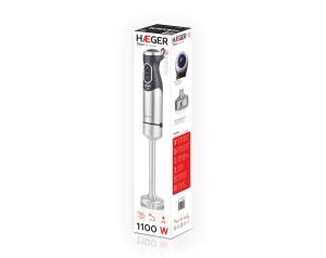 Blender Haeger Titan, 1100 W, Turbo, Inox, Lama Titan 5,4 cm - Img 3