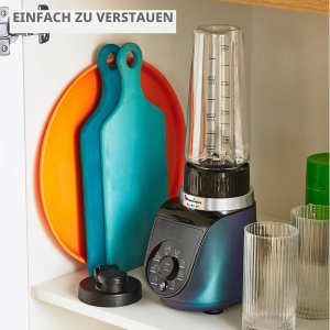 Blender Moulinex Blend Up LM19H4F0, 1000 W, 8 programe automate, albastru - Img 8