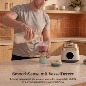 Blender Ninja CrushBOSS 2-in-1, 1200W, capacitate 2,1L, alb si champanie - Img 5