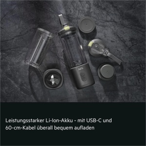 Blender portabil AEG PB4-1-2CG, 500 ml, 120 W, gri - Img 7