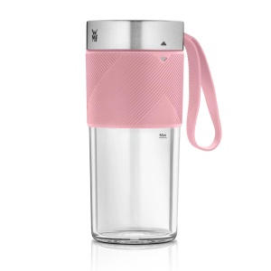 Blender portabil WMF Kuchenminis Mix on the Go, 300 ml, 20.000 RPM, roz