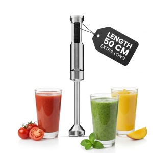 Blender Princess Prof XXL, 1500W, 50 cm, 5 viteze, inox