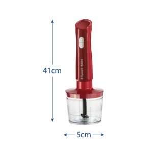 Blender Russell Hobbs Desire 3-in-1, 500W, 600ml, Rosu - Img 7