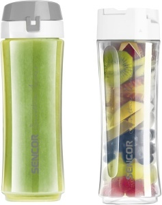 Blender Sencor 500W, 2 sticle Tritan BPA-free, alb - Img 4