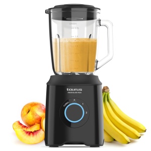 Blender Taurus Prior Glass 1500W Negru Cu Turbo si Vas de Sticla 15L