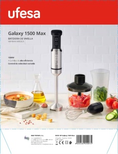 Blender Ufesa Galaxy Max, 1500 W, 24 viteze, design ergonomic - Img 7