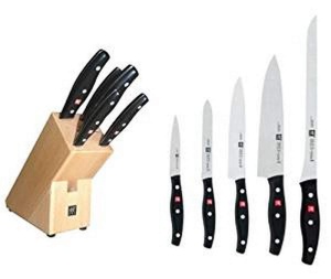 Bloc de cutite Zwilling Pollux cu 5 cutite din otel inoxidabil
