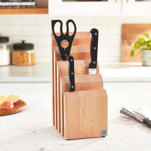 Bloc magnetic pentru cutite ZWILLING 35103-400 lemn masiv de fag fabricat in Italia - Img 2