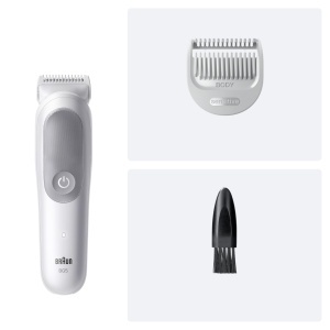 Bodygroomer Braun Series 5 BG5500, Trimmer pentru Barbati, 100 Rezistent la Apa, Gri - Img 6